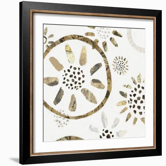 Garden of Gold II-Isabelle Z-Framed Art Print