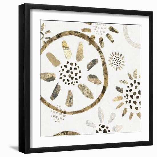 Garden of Gold II-Isabelle Z-Framed Art Print