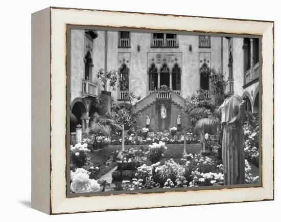 Garden of Isabella Stewart Gardner's Home-null-Framed Premier Image Canvas