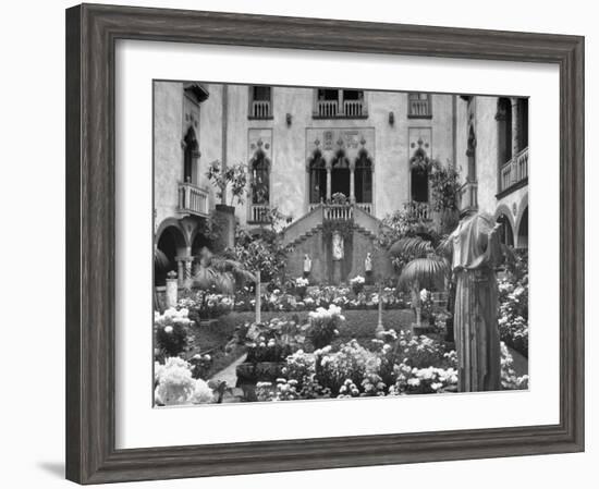 Garden of Isabella Stewart Gardner's Home-null-Framed Photographic Print