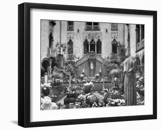 Garden of Isabella Stewart Gardner's Home-null-Framed Photographic Print