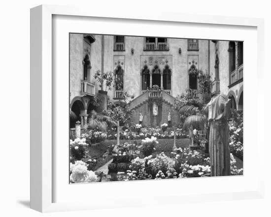 Garden of Isabella Stewart Gardner's Home-null-Framed Photographic Print