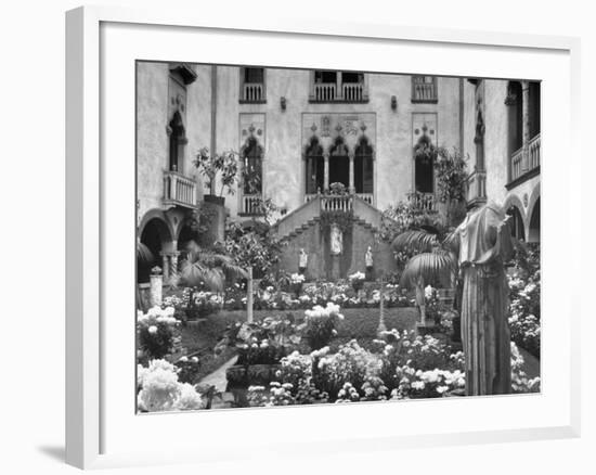 Garden of Isabella Stewart Gardner's Home-null-Framed Photographic Print