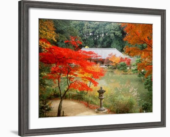 Garden of Joruriji Temple-null-Framed Photographic Print