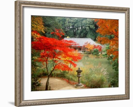 Garden of Joruriji Temple-null-Framed Photographic Print