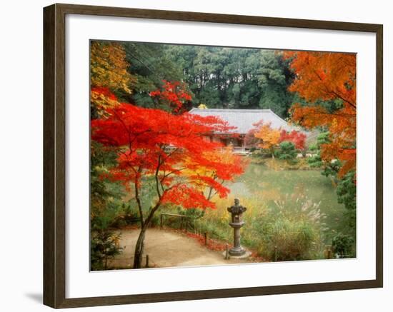 Garden of Joruriji Temple-null-Framed Photographic Print