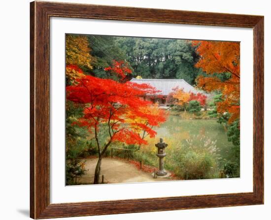 Garden of Joruriji Temple-null-Framed Photographic Print