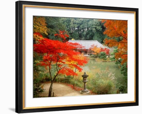 Garden of Joruriji Temple-null-Framed Photographic Print