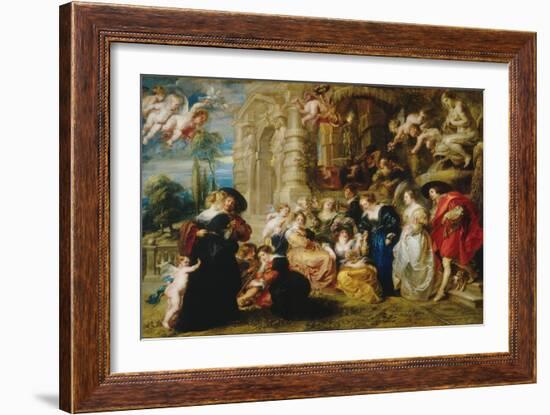 Garden of Love-Peter Paul Rubens-Framed Giclee Print