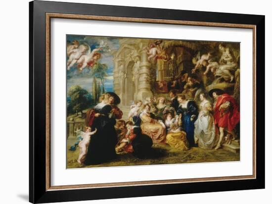 Garden of Love-Peter Paul Rubens-Framed Giclee Print