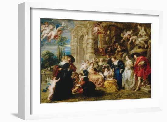 Garden of Love-Peter Paul Rubens-Framed Giclee Print