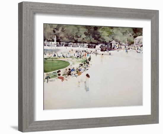 Garden of Luxembourg-Daniel Cacouault-Framed Giclee Print