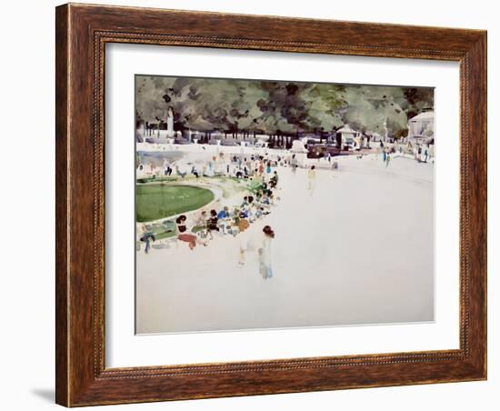 Garden of Luxembourg-Daniel Cacouault-Framed Giclee Print