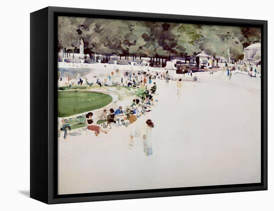 Garden of Luxembourg-Daniel Cacouault-Framed Premier Image Canvas