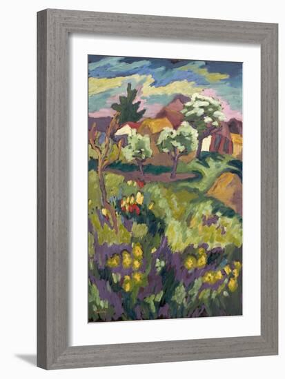 Garden Of My Childhood, 2005-Marta Martonfi-Benke-Framed Giclee Print