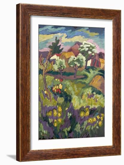 Garden Of My Childhood, 2005-Marta Martonfi-Benke-Framed Giclee Print