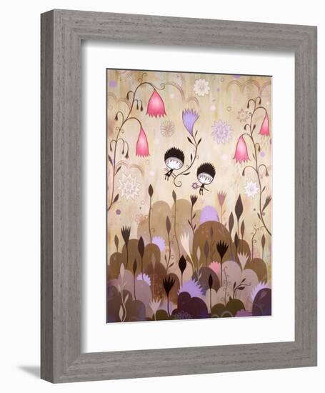 Garden of Sleeping Flowers I-Jeremiah Ketner-Framed Art Print