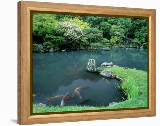 Garden of Tenryuji Temple-null-Framed Premier Image Canvas