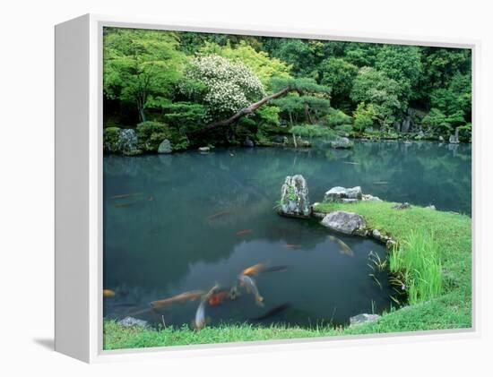 Garden of Tenryuji Temple-null-Framed Premier Image Canvas