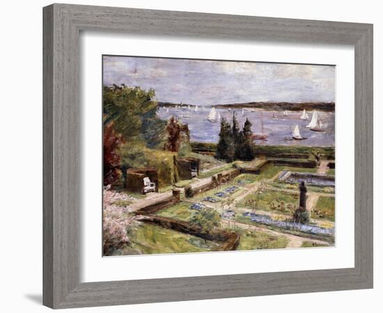 Garden of the Arnhold Family by the Wansee River; Wannseegarten Der Familie Arnhold, 1911-Max Liebermann-Framed Giclee Print