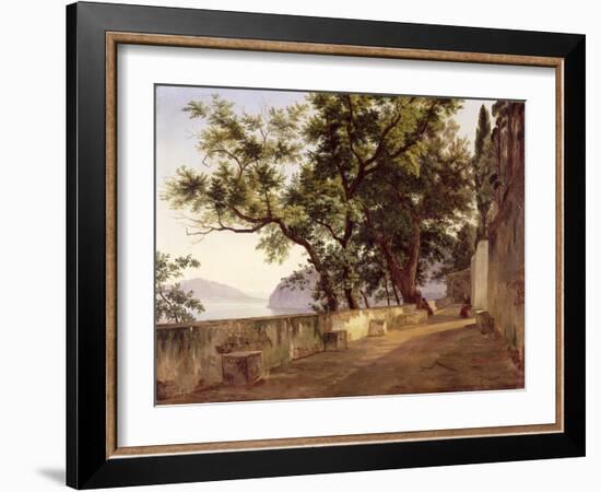 Garden of the Capuchin Friars, Near Sorrento, 1827-Carl Wilhelm Goetzloff-Framed Giclee Print