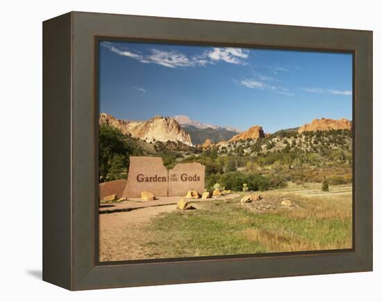 Garden of the Gods Historic Site, Colorado, USA-Patrick J. Wall-Framed Premier Image Canvas