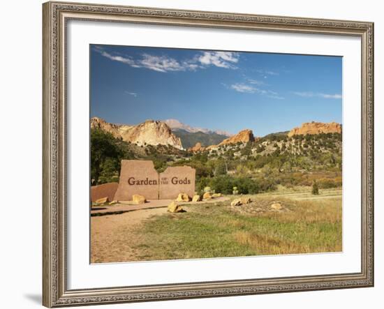 Garden of the Gods Historic Site, Colorado, USA-Patrick J. Wall-Framed Photographic Print