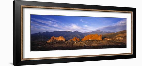 Garden of the Gods Park, Colorado Springs, Colorado, USA-Walter Bibikow-Framed Photographic Print