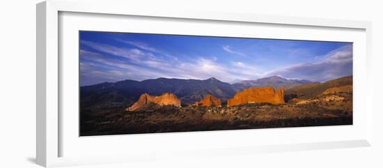 Garden of the Gods Park, Colorado Springs, Colorado, USA-Walter Bibikow-Framed Photographic Print