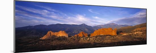 Garden of the Gods Park, Colorado Springs, Colorado, USA-Walter Bibikow-Mounted Photographic Print