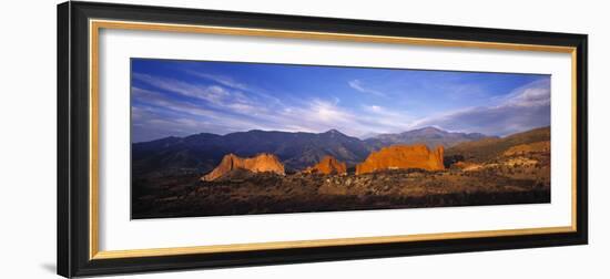 Garden of the Gods Park, Colorado Springs, Colorado, USA-Walter Bibikow-Framed Photographic Print