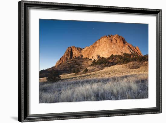 Garden of the Gods, Rock Formations at Dawn, Colorado Springs, Colorado, USA-Walter Bibikow-Framed Photographic Print