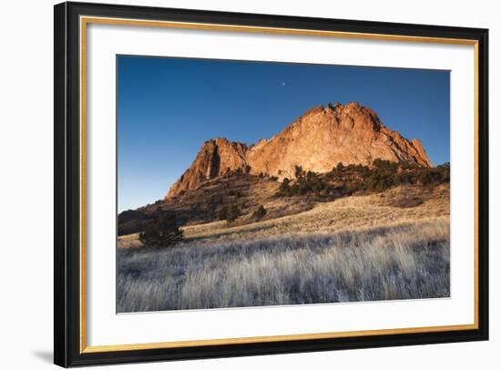 Garden of the Gods, Rock Formations at Dawn, Colorado Springs, Colorado, USA-Walter Bibikow-Framed Photographic Print