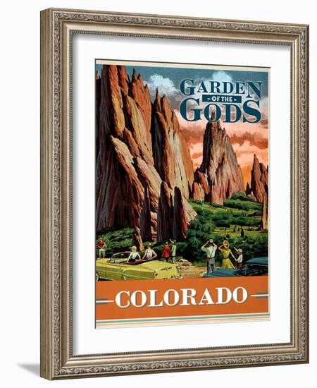 Garden of the Gods-null-Framed Giclee Print