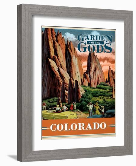 Garden of the Gods-null-Framed Giclee Print