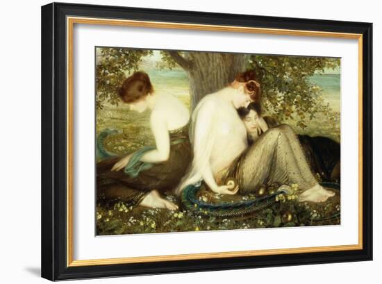 Garden of the Hesperides, C.1900 (Oil on Canvas)-Albert Herter-Framed Giclee Print