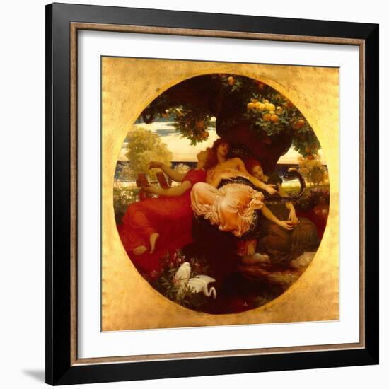 Garden Of The Hesperides-Frederick Leighton-Framed Art Print