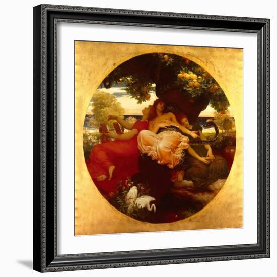 Garden Of The Hesperides-Frederick Leighton-Framed Art Print