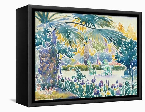 Garden of the Painter at Saint Clair, 1908-Henri-Edmond Cross-Framed Premier Image Canvas