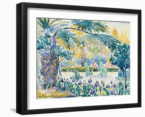 Garden of the Painter at Saint Clair, 1908-Henri-Edmond Cross-Framed Giclee Print