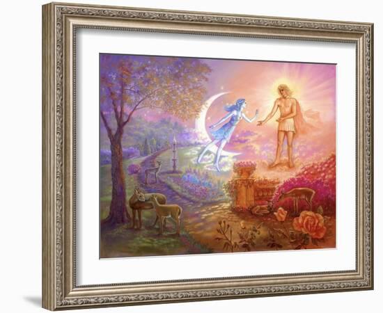 Garden of the Sun and Moon-Judy Mastrangelo-Framed Giclee Print