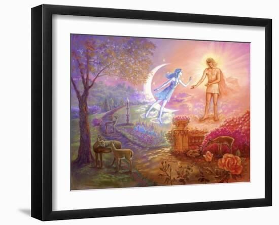 Garden of the Sun and Moon-Judy Mastrangelo-Framed Giclee Print