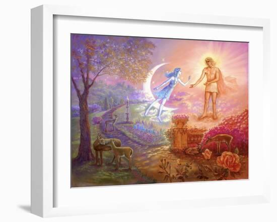 Garden of the Sun and Moon-Judy Mastrangelo-Framed Giclee Print