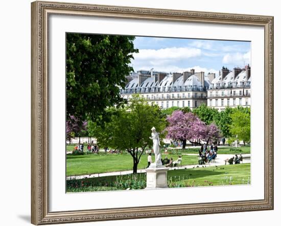 Garden of the Tuileries, the Louvre, Paris, France-Philippe Hugonnard-Framed Photographic Print