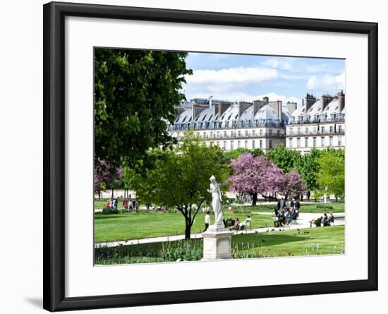 Garden of the Tuileries, the Louvre, Paris, France-Philippe Hugonnard-Framed Photographic Print