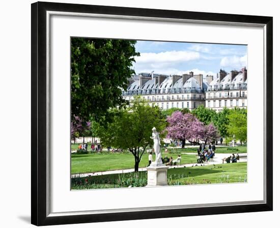 Garden of the Tuileries, the Louvre, Paris, France-Philippe Hugonnard-Framed Photographic Print