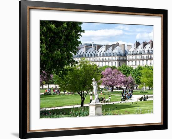 Garden of the Tuileries, the Louvre, Paris, France-Philippe Hugonnard-Framed Photographic Print