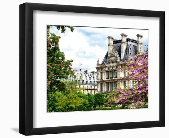 Garden of the Tuileries, the Louvre, Paris, France-Philippe Hugonnard-Framed Photographic Print