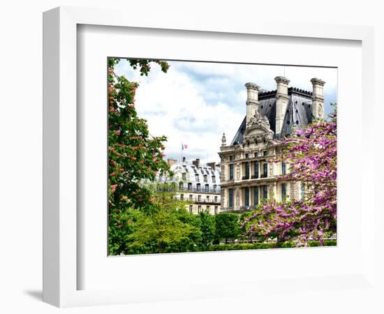 Garden of the Tuileries, the Louvre, Paris, France-Philippe Hugonnard-Framed Photographic Print