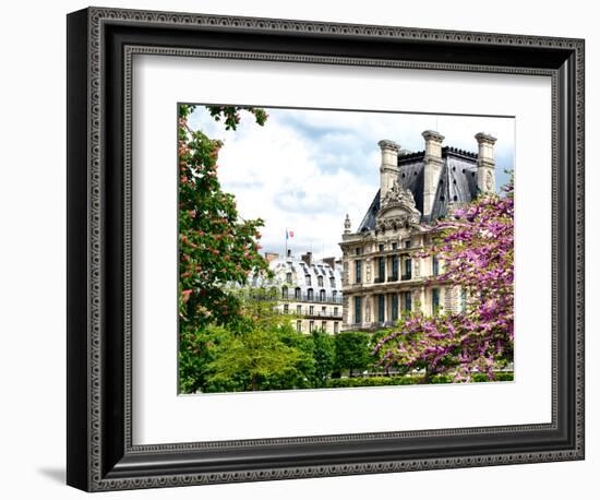 Garden of the Tuileries, the Louvre, Paris, France-Philippe Hugonnard-Framed Photographic Print